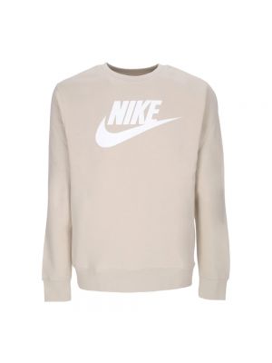 Sweatshirt mit rundhalsausschnitt Nike beige