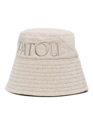Mütze mit print Patou beige