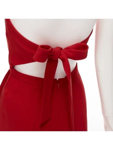 Jedwabna sukienka bez ramiączek retro Valentino Vintage