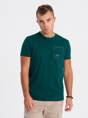 Medvilninis polo marškinėliai su kišenėmis Ombre