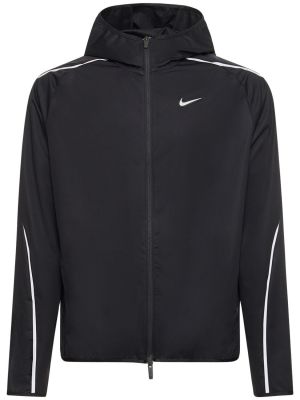 Bunda s kapucňou Nike čierna