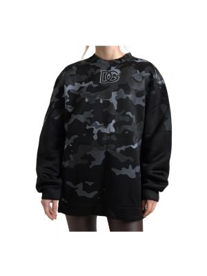 Sweatshirt mit camouflage-print Dolce & Gabbana schwarz