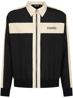 Svilena jakna s printom Dsquared2