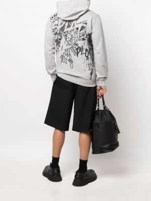 Sweatshirt aus baumwoll mit print Comme Des Garçons Shirt grau