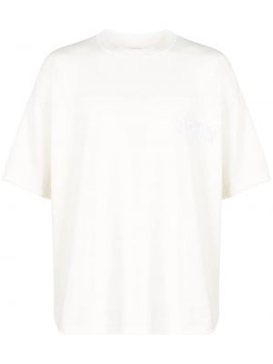 Тениска бродирана Magliano бяло