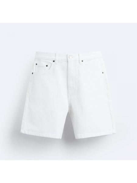 Джинсовые шорты Zara белые