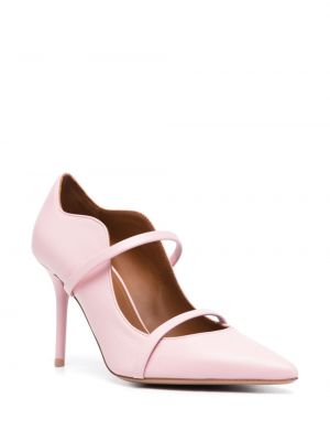 Pantofi cu toc din piele Malone Souliers roz