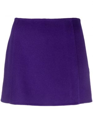 Vlněné mini sukně P.a.r.o.s.h. fialové