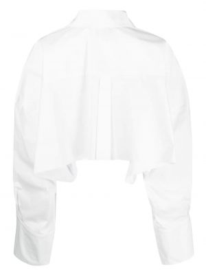 Koszula bawełniana z nadrukiem Act N°1 biała