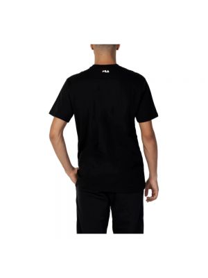 Camisa con estampado Fila negro