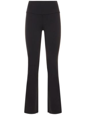 Pantaloni cu talie înaltă cu fermoar Splits59 - negru