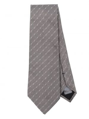 Pöttyös selyem nyakkendő Paul Smith szürke