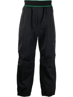 Pantaloni sport cu dungi Bottega Veneta negru