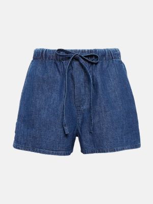 Shorts di jeans Valentino blu