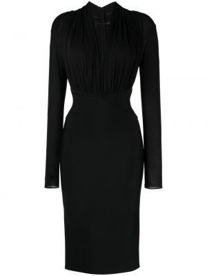 Sukienka długa Herve L. Leroux czarna