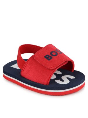 Sandále Boss červená