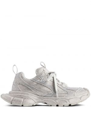 Sneakers chunky con cristalli Balenciaga bianco
