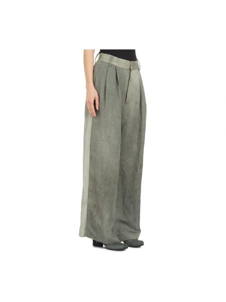 Pantalones de lino de algodón Uma Wang