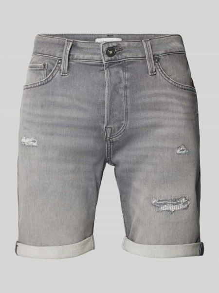 Szorty jeansowe z kieszeniami Jack & Jones szare
