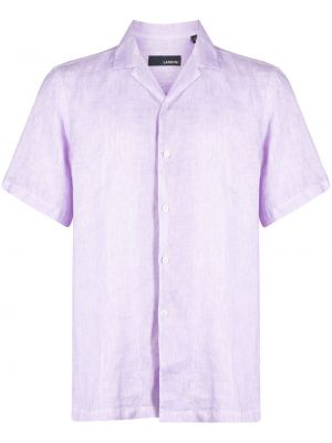 Ленена риза Lardini виолетово