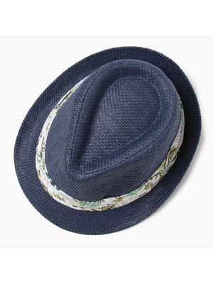 Шляпа Minaku синяя