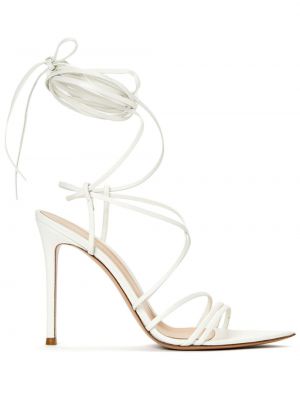 Sandales en cuir Gianvito Rossi blanc