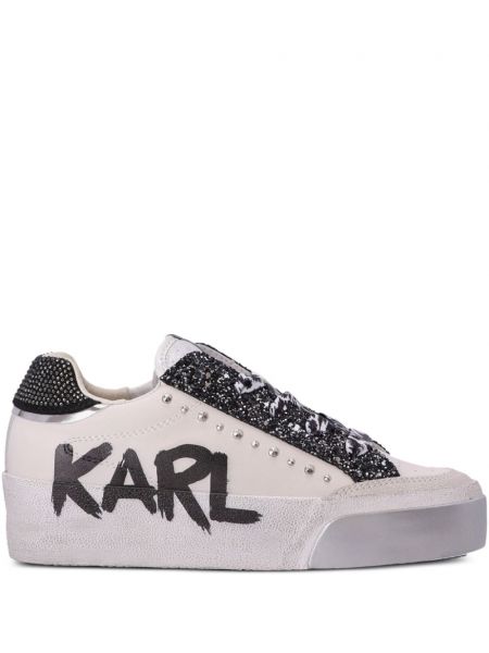 Leder sneaker Karl Lagerfeld