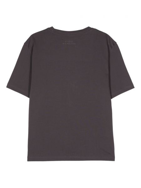 Bavlněné tričko Studio Nicholson šedé
