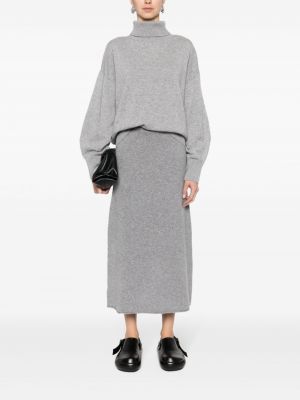Midi sukně Max & Moi šedé