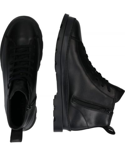 Škornji z vezalkami Camper črna