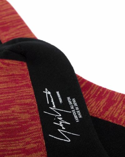 Chaussettes à imprimé Yohji Yamamoto rouge