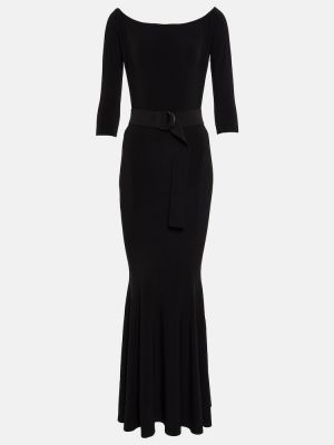 Dlouhé šaty Norma Kamali černé
