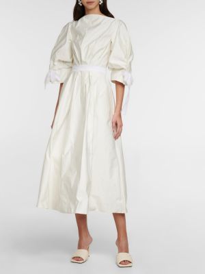 Midi šaty Roksanda bílé