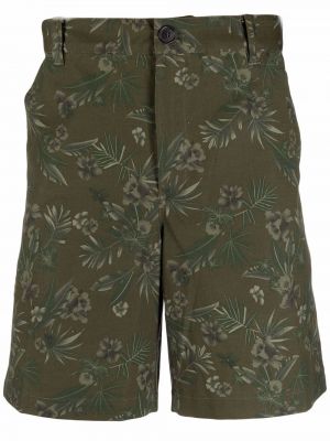 Bombažne bermuda kratke hlače s cvetličnim vzorcem s potiskom A.p.c.