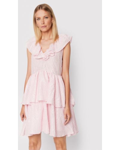 Koktejlové šaty Custommade růžové