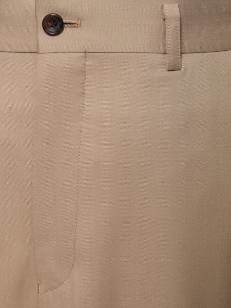 Pantaloncini di lana Comme Des Garçons beige