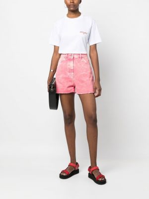 Jeans shorts Msgm pink