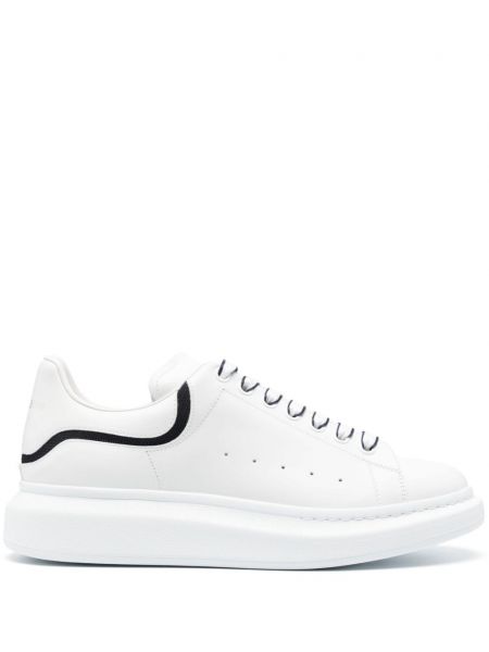 Overdimensioneret læder snørebånd sneakers Alexander Mcqueen hvid