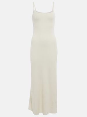 Sukienka długa wełniana Chloã© biała