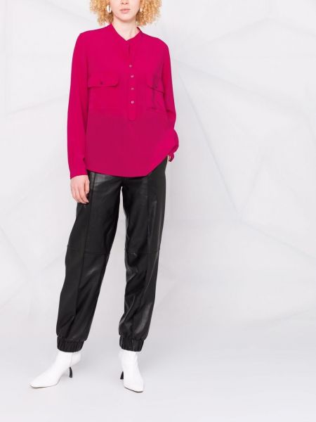 Camisa de seda Stella Mccartney rosa