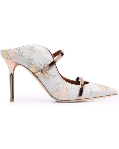 Jacquard floral mules Malone Souliers blå