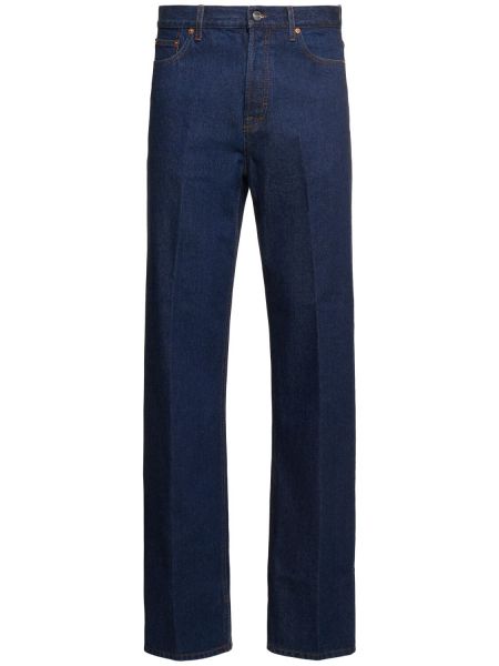 Relaxed fit jeans i bomull Gucci blå