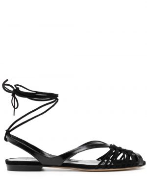Kožené sandály Le Monde Beryl černé
