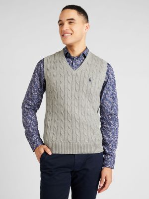 Ujjatlan pulóver Polo Ralph Lauren szürke