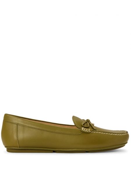 Læder loafers Michael Kors grøn