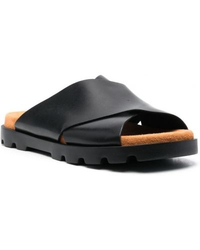 Sandales en cuir Camper noir