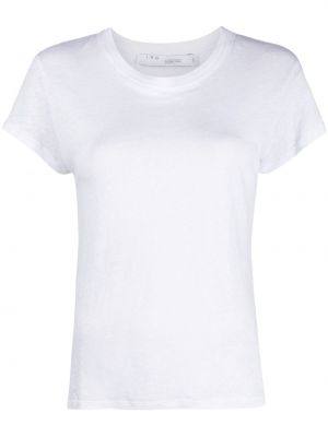 Bílé lněné tričko Iro