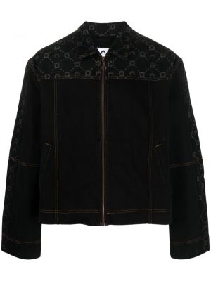Traper jakna s printom Marine Serre crna