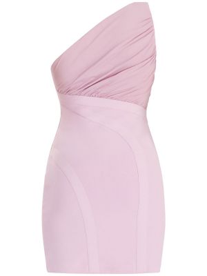 Mini šaty Hervé Léger ružová