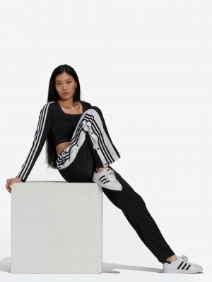 Tričko s dlhými rukávmi Adidas Originals čierna